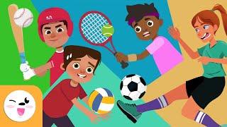 DEPORTES para niños - FÚTBOL, VOLEIBOL, TENIS y BÉISBOL - Reglas básicas - Recopilación