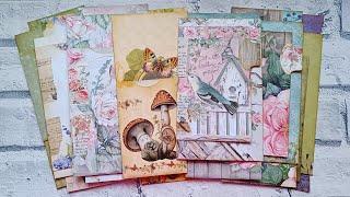 CREATE Stunning Junk Journal Inserts From 12 x 12 Scrapbook Paper!