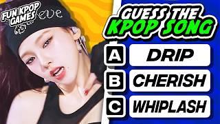 ⭐️MULTIPLE CHOICE KPOP QUIZ | GUESS THE KPOP SONG #6 - FUN KPOP GAMES 2024