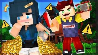 HELLO NEIGHBOR IN MINECRAFT! - WHY IS HE CHASING ME?! (Minecraft Roleplay)