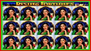 JACKPOT HANDPAY$50 BETSRISING FORTUNES HIGH LIMIT SLOT MACHINE BUENO DINERO MUSEUM SLOTS WMS