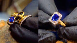 Handmade Sapphire Ring | Goldsmith's Workshop Secrets