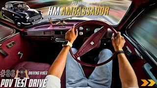 1999 HINDUSTAN AMBASSADOR | 1.8L 75BHP | POV Drive #86 | AMBASSADOR | 4K | REV GEARSHIFT #ambassador