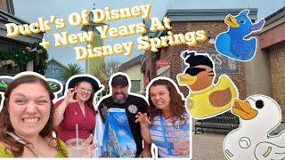 Ducks Of Disney Pins + Disney Springs On New Year's Eve | Part 3!