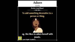 Adorn | Learn English Vocabulary