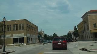 Drive Through Downtown Sheboygan, Wisconsin