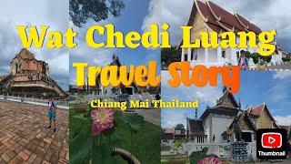 Wat Chedi Luang Temple, Chiang Mai Thailand