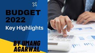 Budget 2022|| Budget 2022 Highlights|| By Umang Agarwal|| Full Budget 2022