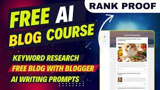 Create a Free AI Blogger Blog for beginners with a complete step-by-step guide!