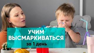 Как научить ребенка сморкаться. Ника Болзан