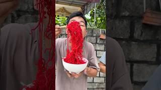 Baby Tries GIANT Instant Noodles – Can She Finish It?! #couple#martialarts #funnykids#funnybaby