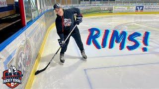 Hockey "Rims": how to Handle a Pass Around the Boards