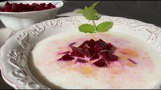 COLD YOGURT SOUP: REFRESHING DELICACY FOR HOT SUMMER DAYS