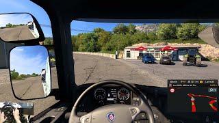 Gran Carretera Llena De Curvas De Albania a Macedonia del Norte | #2 ETS2 Euro Tour