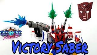 Transformers Haslab Victory Saber Review. Deluxe Baldwin Reviews