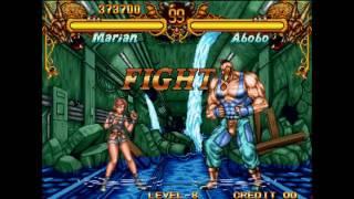 Double Dragon Neo GeoArcade gameplay marian complete