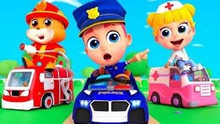 Fire Truck, Police Car, Ambulance + MORE Nursery Rhymes & Kids Songs | TinyTots