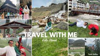 TRAVEL WITH ME : Kullu-Manali Trip || Rohtang, Sissu, Tosh, Manikaran & More.