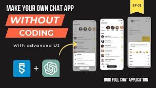 How to make complete Chat App without coding using ChatGPT and Sketchware | Episode 01