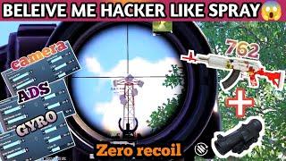 M762 with 6x Zero Recoil  sensitivity Like hacker | Akm Recoil control Guide PUBG/BGMI.