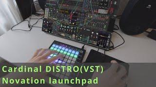 Techno on Novation Launchpad and Cardinal DISTRO(modular)