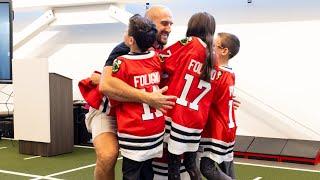 Nick Foligno Learns He Is Captain | Chicago Blackhawks