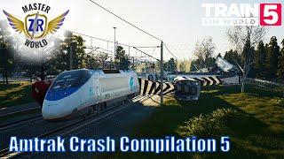 Amtrak Crash Compilation 5 | Train Sim World 5