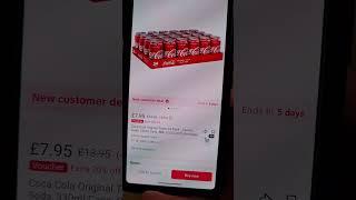 Stock up on 24 cans of coke for £7.49