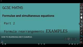 GCSE MATHs How to rearrange formulas Easy way | EXAMPLES which save your time