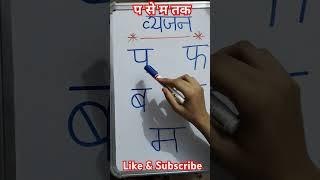 प से म तक/व्यंजन/प फ ब भ म/#hindi