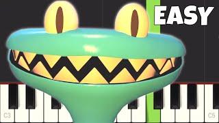 CYAN Song - EASY Piano Tutorial - Rainbow Friends - Rockit Music