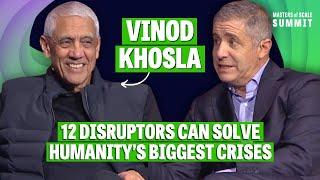 Vinod Khosla: 12 entrepreneurs can address society's toughest issues | Masters of Scale Summit '24