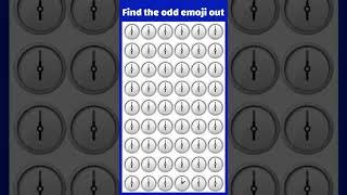 find the odd      out optical illusion eye test challange #emojichallenge #shorts #saban-00