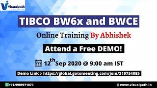 TIBCO BusinessWorks 6.x Training | TIBCO BWCE Online Training | Free Demo | Visualpath