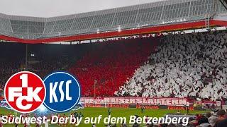 1.FC Kaiserslautern vs. Karlsruher SC | Choreos, Pyroshow, hitziges Spiel & Lauterer Derby-Revanche