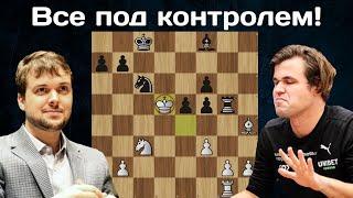 Магнус опять полез королем в центр! М.Карлсен -В.Федоссев | 45-я Всемирная шахматная олимпиада 2024