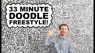 33 Minute Doodle Freestyle | Mr Doodle