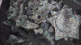 Sparkly Soft Black Reforms | Gym Chalk ASMR | Oddly Satisfying