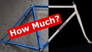 How much does a bike frame respray cost? (not as much as you think)