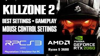 KILLZONE 2 RPCS3 PS3 Emulator | Best Settings | Mouse Control Settings | Ryzen 5 3600 | RTX 2060