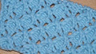 Вязание спицами для начинающих. Оригинальный узор  //    Knitting for beginners.