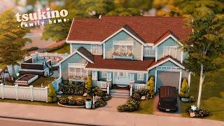 Tsukino family home - growing together // speed build - the sims 4