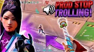 PROD TROLLS HIS RADIANT TEAMMATES | ProdVAL