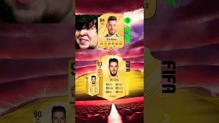 Fifa 18 vs Fc 25 ratings 