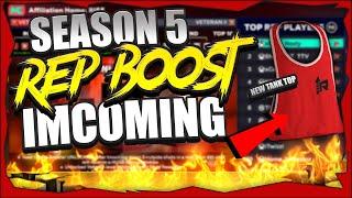 NBA 2K25 SEASON 5 REBOOST IS HERE!!! REP BOOST PERCENTAGE AND REQUIREMENTS REVEALED!! I WAS WRONG!!