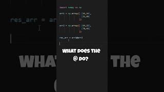 What does the @ operator do in python?! #python  #softwareengineer #programming
