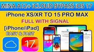  NEW MINA A12+ iCloud Bypass iOS 17 with Sim iCloud Bypass iPhone XS - 15 PRO Max & iPads Cellular