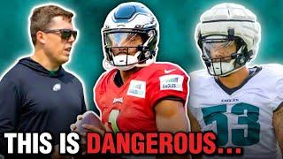 Eagles NEW Linebacker Looks SCARY At Camp!  Jalen Hurts CHASING RECORDS & Moore LEAKS WR3 Plans!