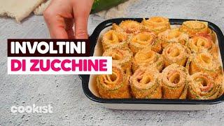 Involtini di zucchine al forno: VELOCISSIMI e BUONISSIMI!