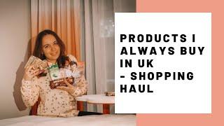 Products I always buy in the UK - Supermarket Haul | Travelblog Joy Della Vita